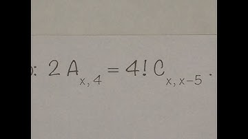 MFUNA | AC6 - Resolvendo uma equação que envolve ARRANJO e COMBINAÇÃO