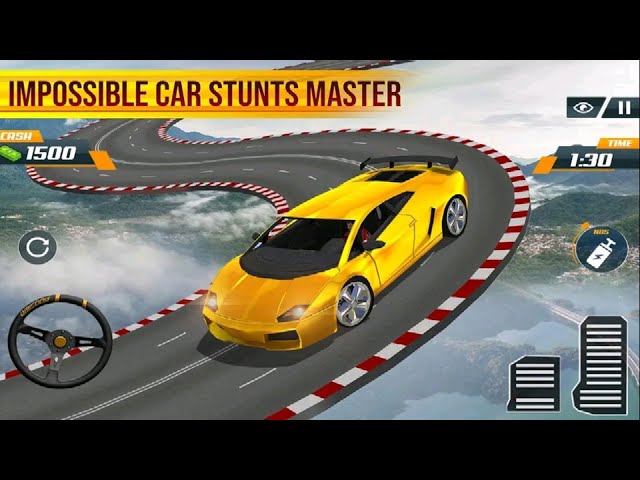 Impossible Monster Stunts Game  Android Gameplay FHD - Free Games Download  - Racing Games Download 