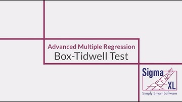 Advanced Multiple Regression - Box-Tidwell Test