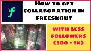 How to get collaboration in freeskout app | how to get collaboration with less follower in instagram screenshot 3