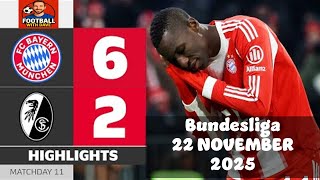 Bayern Munich vs Freiburg (6-2) | Tactical Camera | Full Match Bundesliga 2025/26
