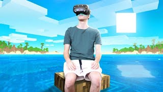 Spending 24 Hours in VR Minecraft
