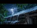 No Ads Rain Sounds for Sleeping - ASMR Soft Tin Roof Rain for Stress Free Sleep Tonight