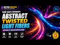 How To Create Abstract Twisted Light Fibers Effect Background in Photoshop | একদম সহজে