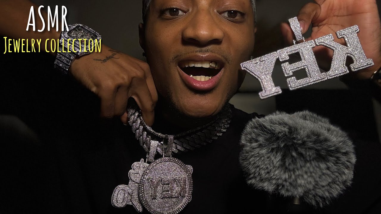 ASMR Моя коллекция украшений (шепот, постукивание и царапание)