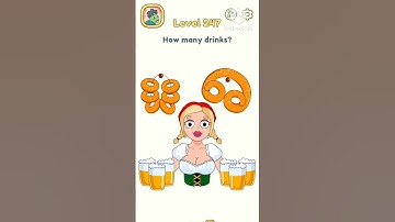 DOP 2 (Delete One Part) Level-247 How many drinks? #shortsvideo #shorts ‎⁨@ShortsGaming-y2z⁩