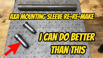 AXA Toolpost mounting sleeve Re-Re-Make Part 1 for the Vevor mini lathe using proper sized materials