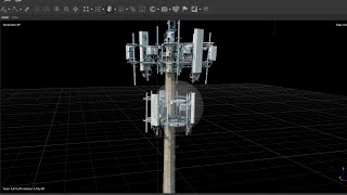 Cell Tower Inspection 3D Model - Metashape Photogrammetry