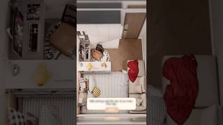 Уют и приватность в спальне 10 м²#интерьер #спальня #идеи #уют