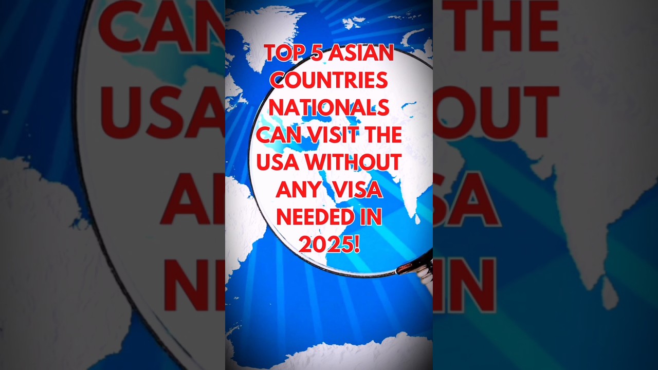 Top 5 Asian Countries Whose Nationals Can Visit U.S.A Without Any Visa | Fly To America Without Visa