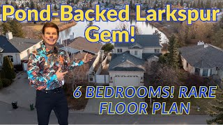 Larkspur Edmonton House Tour | 6 Bedrooms, Pond Views & Cul-de-Sac Living!