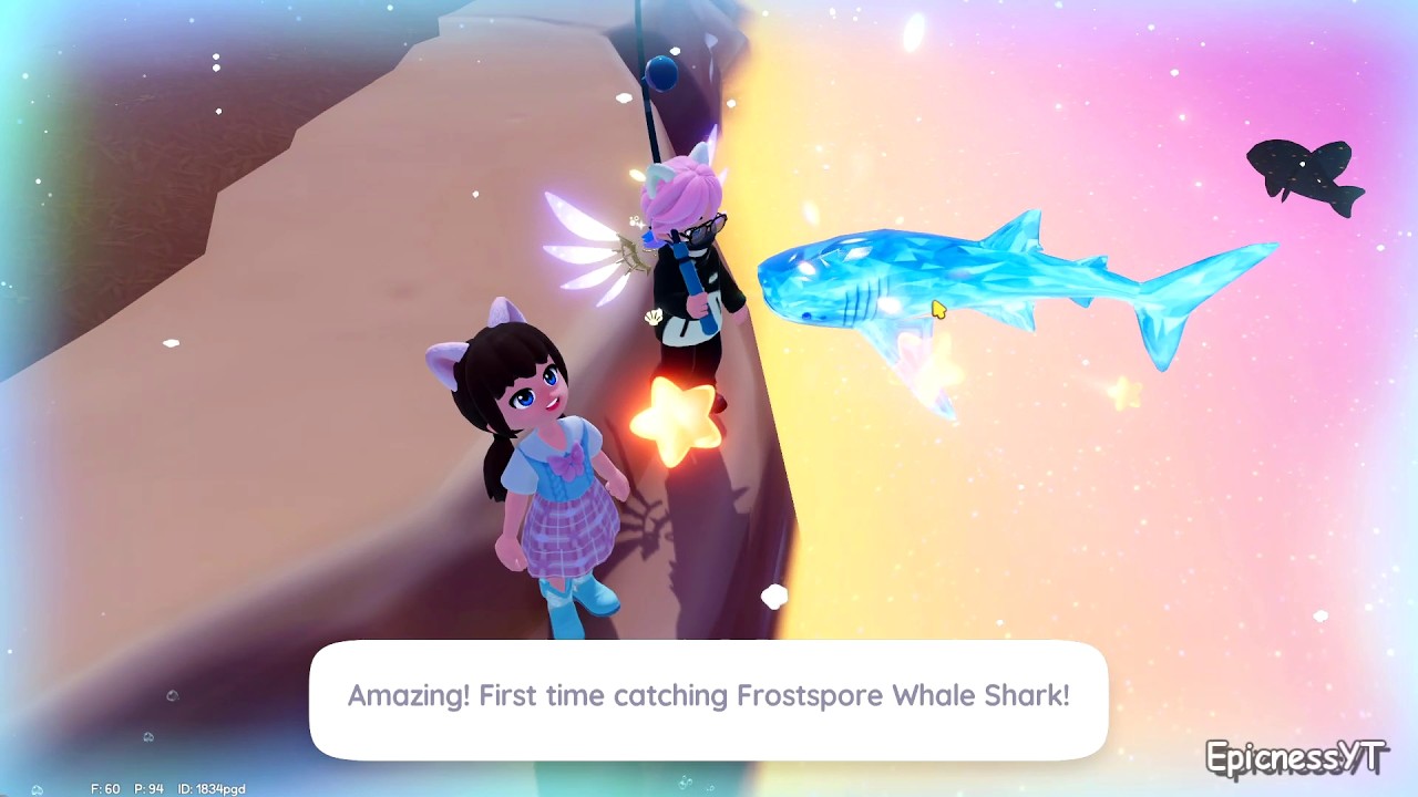 HEARTOPIA - HOW TO CATCH FROSTSPORE WHALE SHARK - GAMEPLAY PART 67 [ PC HD 60FPS ]