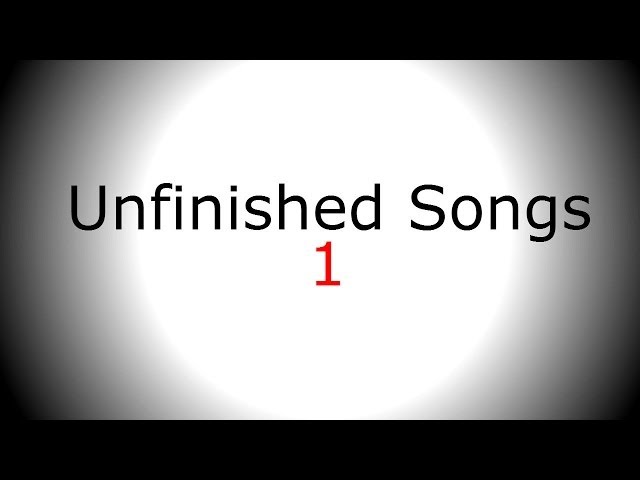 Singing backing track - write your own lyrics and tune - Unfinished Song No.1 class=