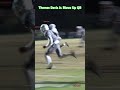 Weddington LB Thomas Davis Jr. Blows Up QB #hsfootball #football #shorts #bighit