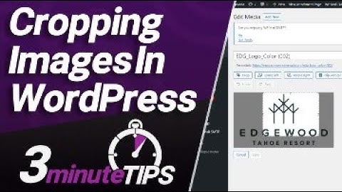 CROPPING Images INSIDE WordPress - No Photoshop Required. Quicker Option For Fast Edits
