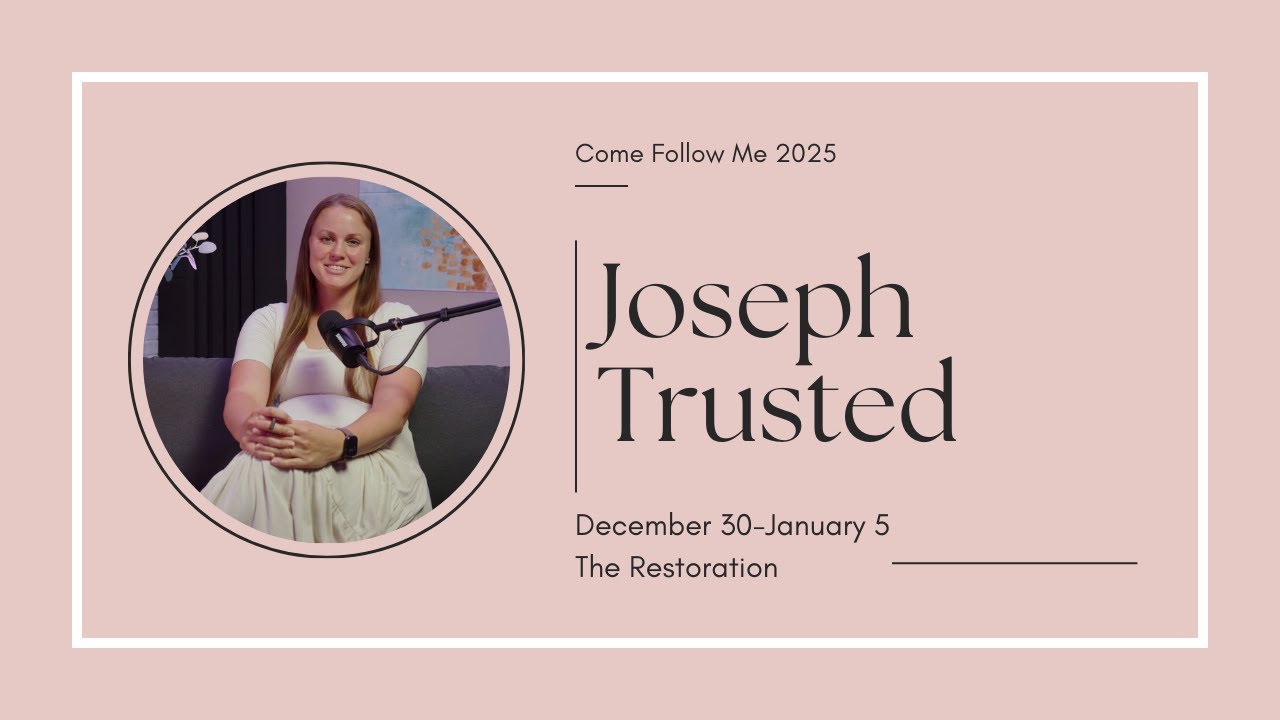 Come Follow Me 2025 December 30-January 5 | The Restoration - YouTube