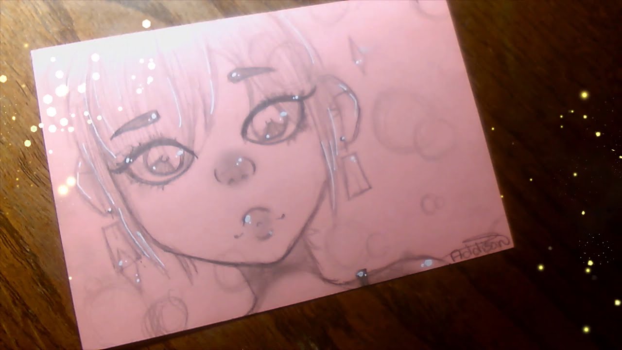 How to draw an aesthetic anime girl! YouTube