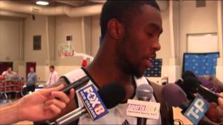 Tony Wroten Interview with the New Orleans Hornets