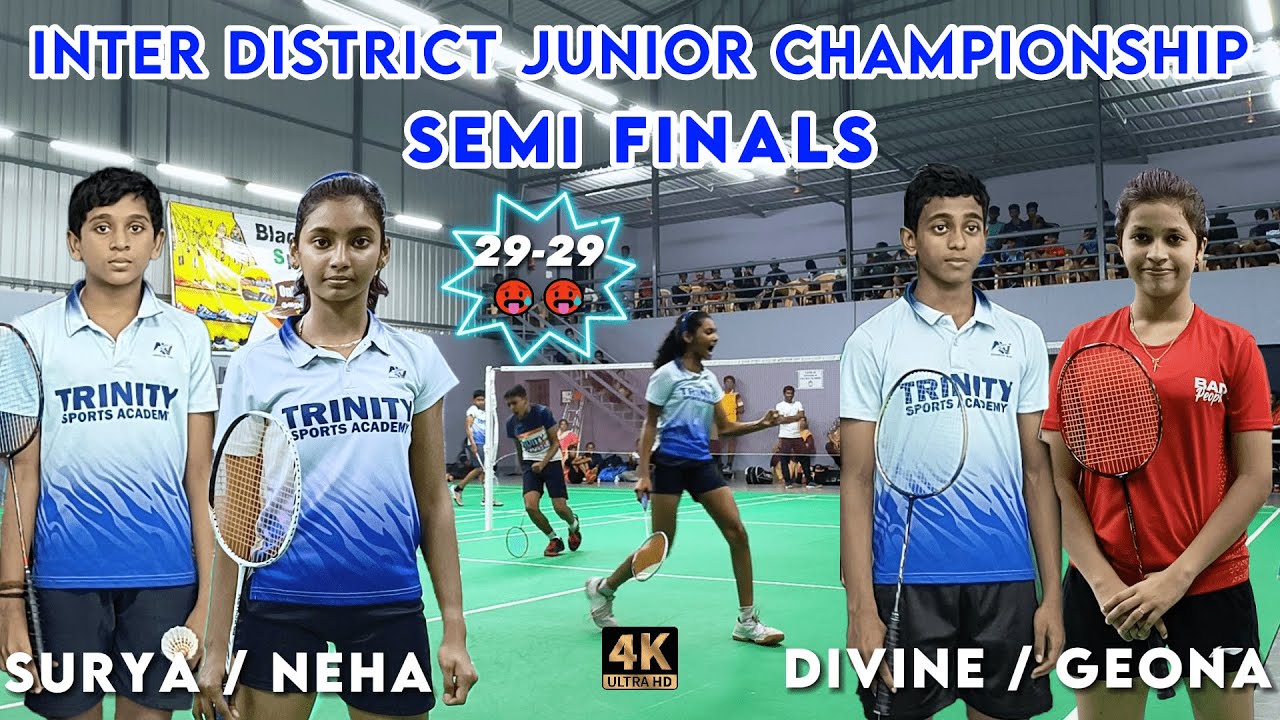 NEHA / ADHAV SURYA vs GEONA / DIVINE | INTER DISTRICT JUNIOR ...