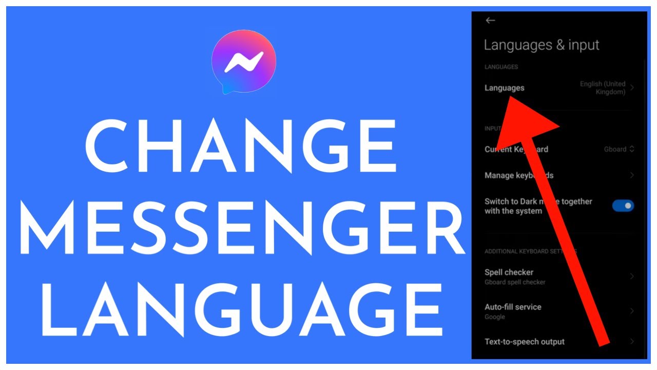 How To Change Language On Facebook Messenger (New Update) - YouTube