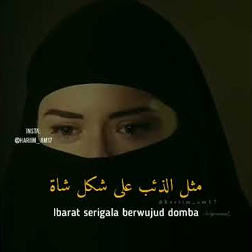 Video story wa/ig muslimah bercadar sedih lagu arab sedih