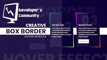 CSS Skewed coloured Border| Creative Box Border on Hover