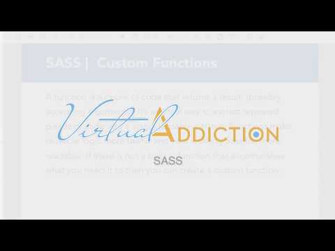 SASS | custom function