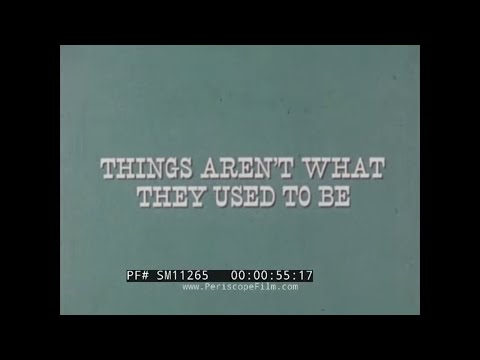 " THINGS AREN'T WHAT THEY USED TO BE "  1980s SENIOR CITIZEN PEDESTRIAN SAFETY FILM SM11265