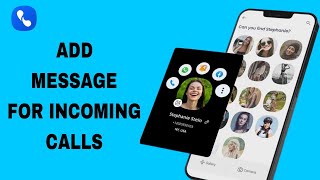 How To Add Message For Incoming Calls On Eyecon App