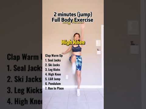 2 Minutes Cardio Workout Routine1 2分钟跳跃健身操