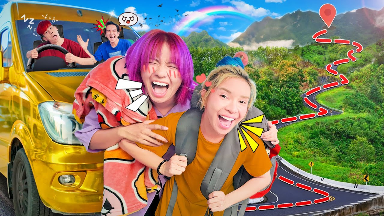 ผจญภัยเดินทางขึ้นเหนือ 1,000 กิโลเมตร!! ผ่านโค้ง 1,000 ศพ น่ากลัวมาก!! (กิน นอน บนรถฟินๆ)