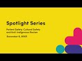 Patient safety cultural safety and antiindigenous racism  spotlight series