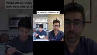 If you have acne eliminate whey protein; could make a difference