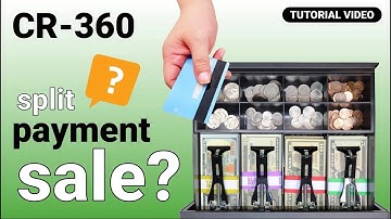 Nadex Coins CR360 Cash Register: How To Split Payments / Tutorial