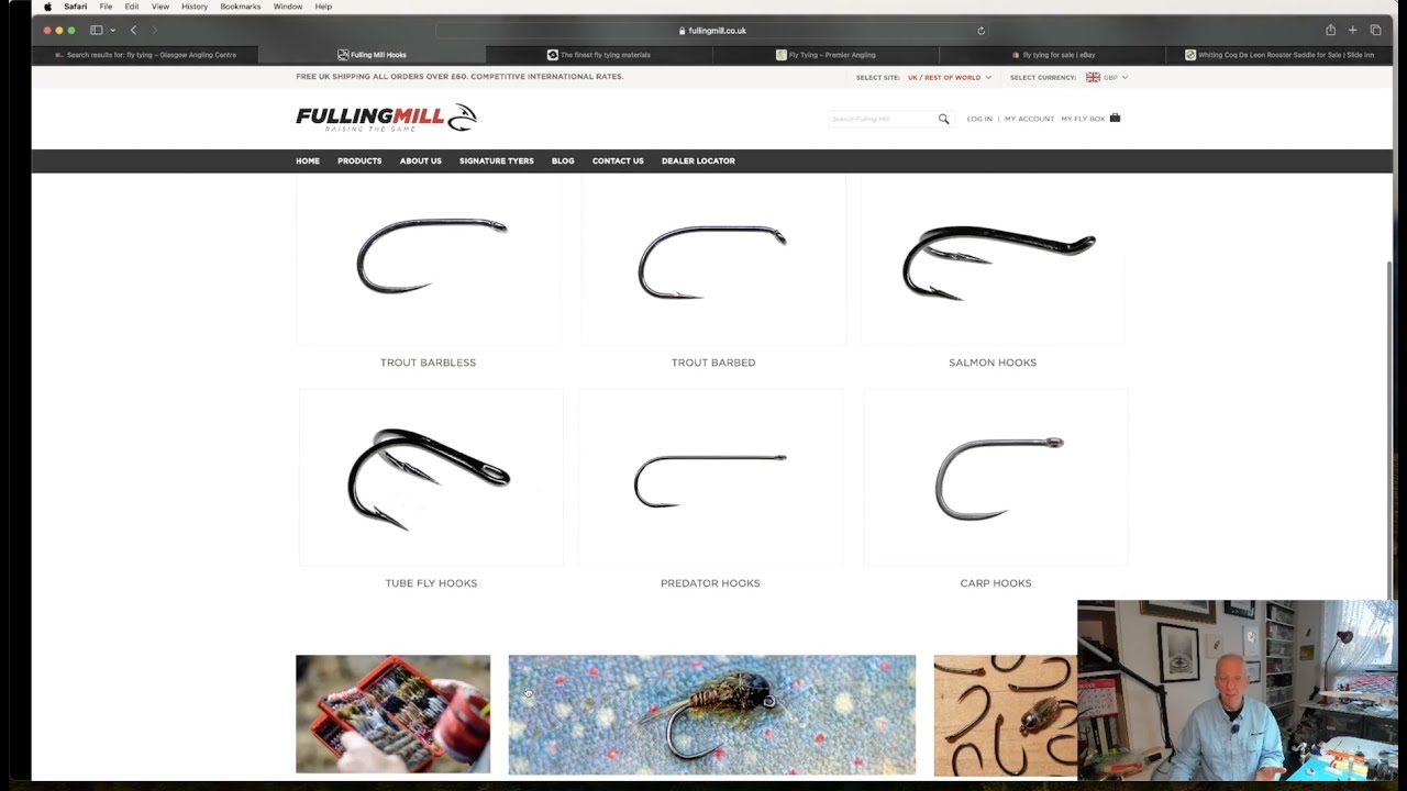 Searching for Fly Tying Materials with Davie McPhail