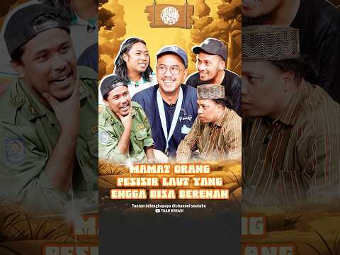 Mamat tinggal deket laut tapi engga bisa berenang