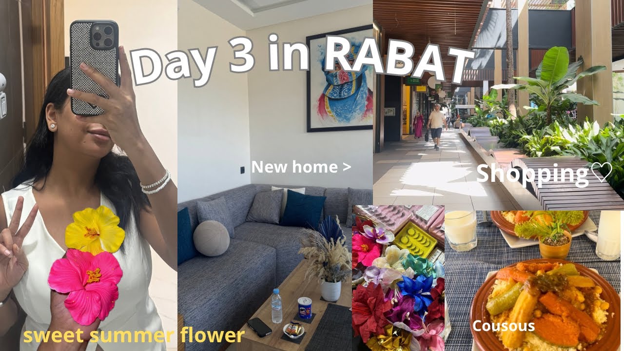 صدمتني الدار الجديدة 😦 درت الشوبينق ف الرباط 😍 جبت وريدات جديدة 🌷💗