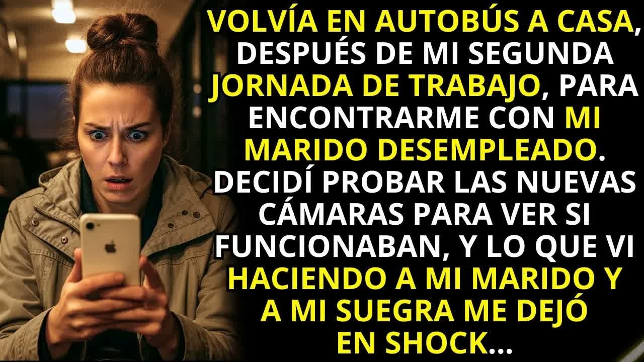 Instalé cámaras en casa sin que mi marido lo supiera  Al encenderla, me quedé paralizada al ver
