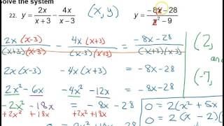 Test C  (25 to 27)  Solving Rational Equations and Inequalities