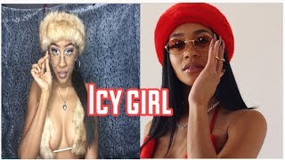 Saweetie makeup & hair tutorial | icy girl tribute