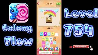 Colony Flow Level 754 Walkthrough | All Gameplay Solution | Go Answer
