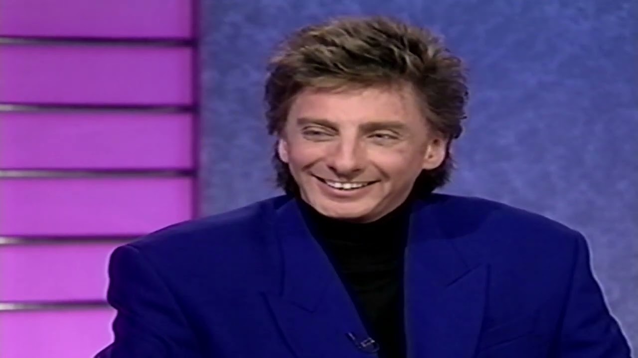 Aspel clip Barry Manilow with adverts vhs