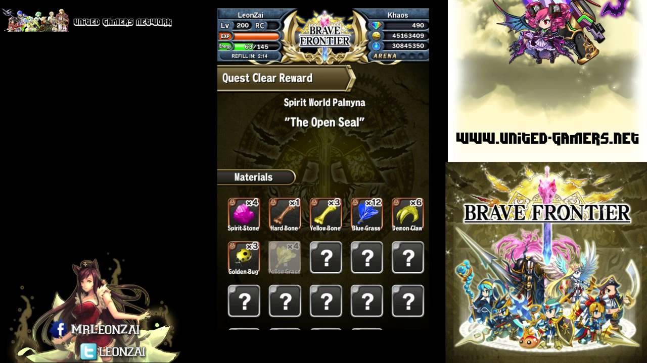 [Brave Frontier] Kill Files 3 Cardes the Malevolent (1 Zebra