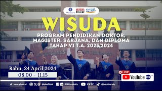 Wisuda IPB University Program Pendidikan Doktor, Magister, Sarjana & Diploma Tahap VI T.A. 2023/2024