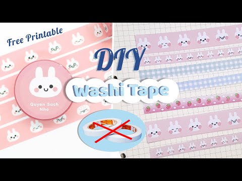 Video: Cách làm băng dính trang trí DIY