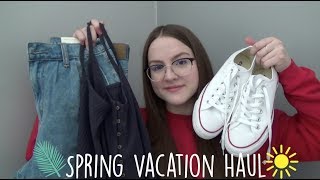 Spring Vacation Mall Haul! Forever 21, American Eagle, Garage \& More!