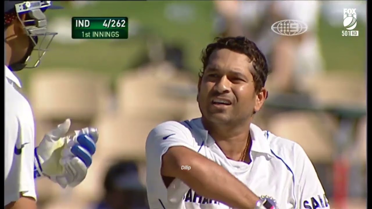 Sachin Tendulkar 153(205) vs Australia 4th Test 2008 Adelaide Extended Highlights Fox 1080p50fps