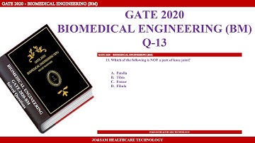 GATE2020 Biomedical Engineering Solved Question - Q13 (Tamil)