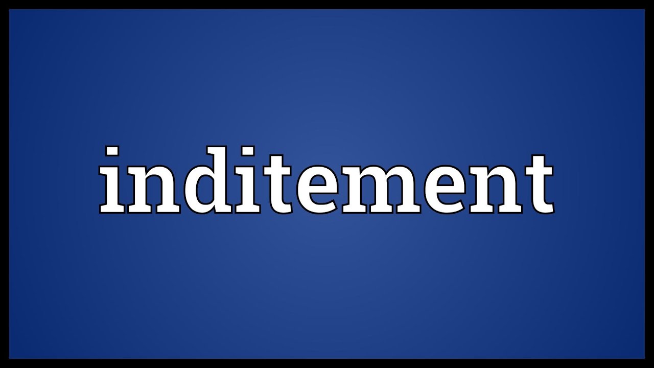 Sample Inditement Inditement Meaning - YouTube