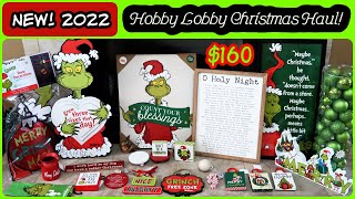 Hobby Lobby Christmas Haul // Grinch Christmas Tree Ideas!